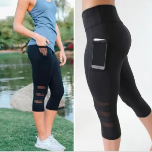 Black Workout Leggings (With Pocket)