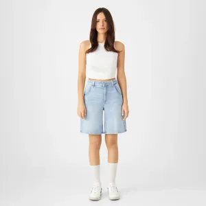 Blinky Soft Denim Shorts Light Blue