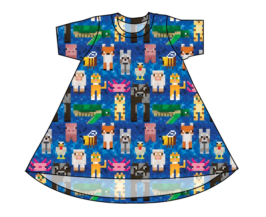 Block Friends Basic T-Shirt Dress