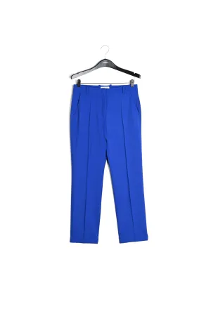 Blue tailored trousers