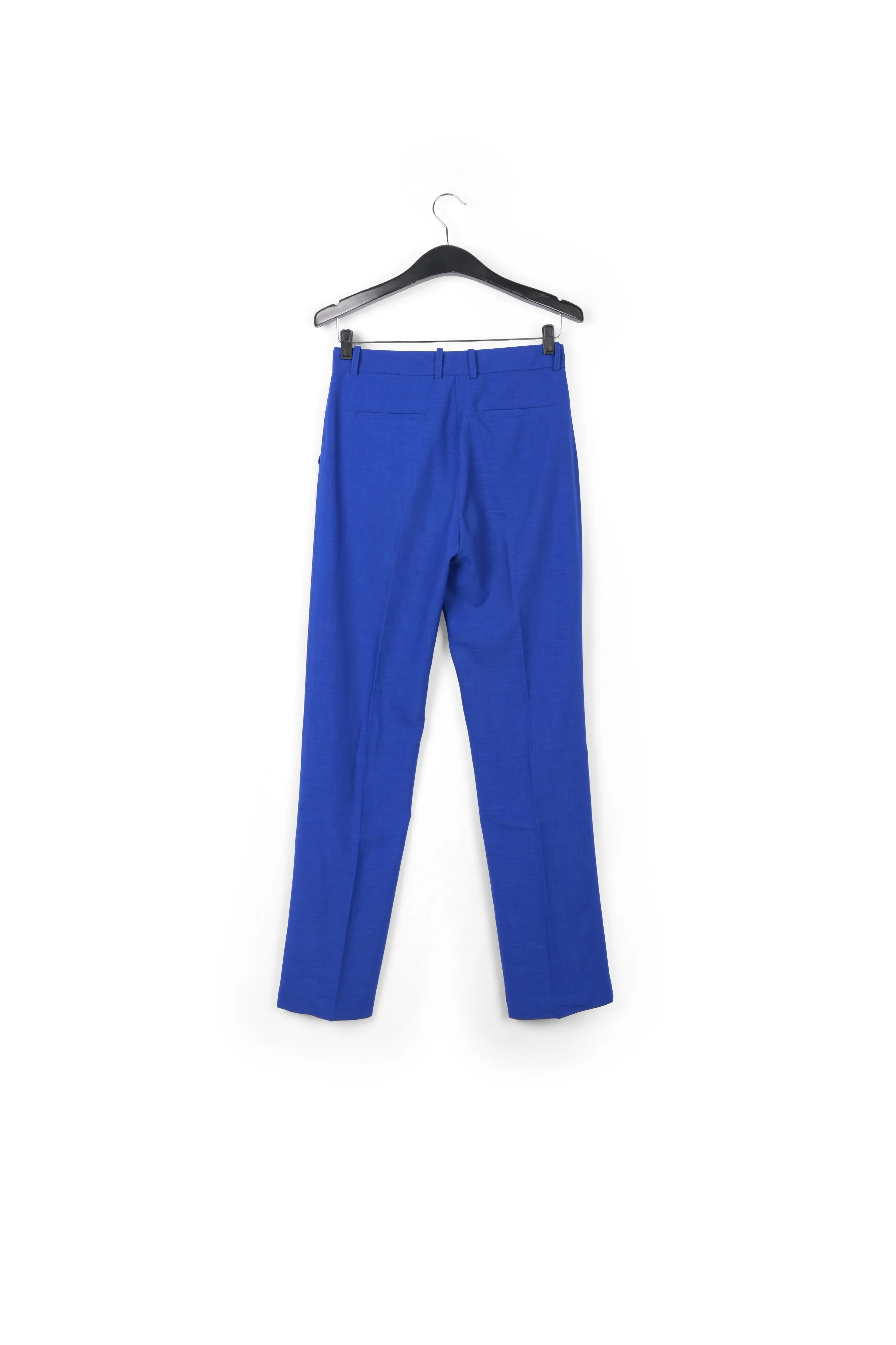 Blue tailored trousers