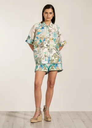 Brio button-down shirt and shorts