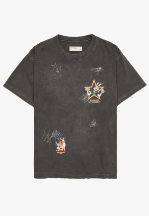 Bunstar Printed Faded T-shirt