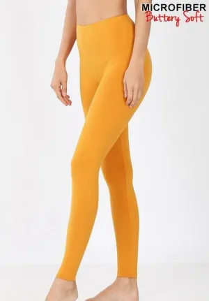 BUTTERY SOFT LEGGINGS |burgundy| mustard| bone| hunter green|