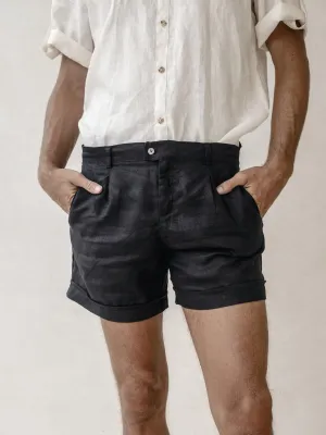 CAPRI Tailored Linen Shorts