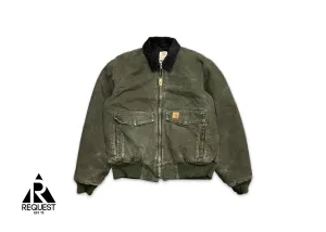 Carhartt Bomber Zip Up Jacket "Moss"