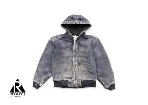 Carhartt Hooded Zip Up Jacket "Faded Blue"