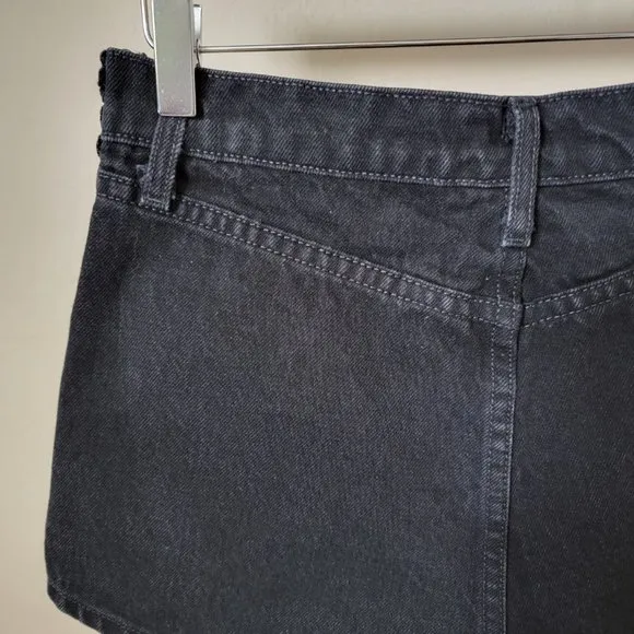 Carmar Titania High Rise Black Denim Jean Chain Shorts
