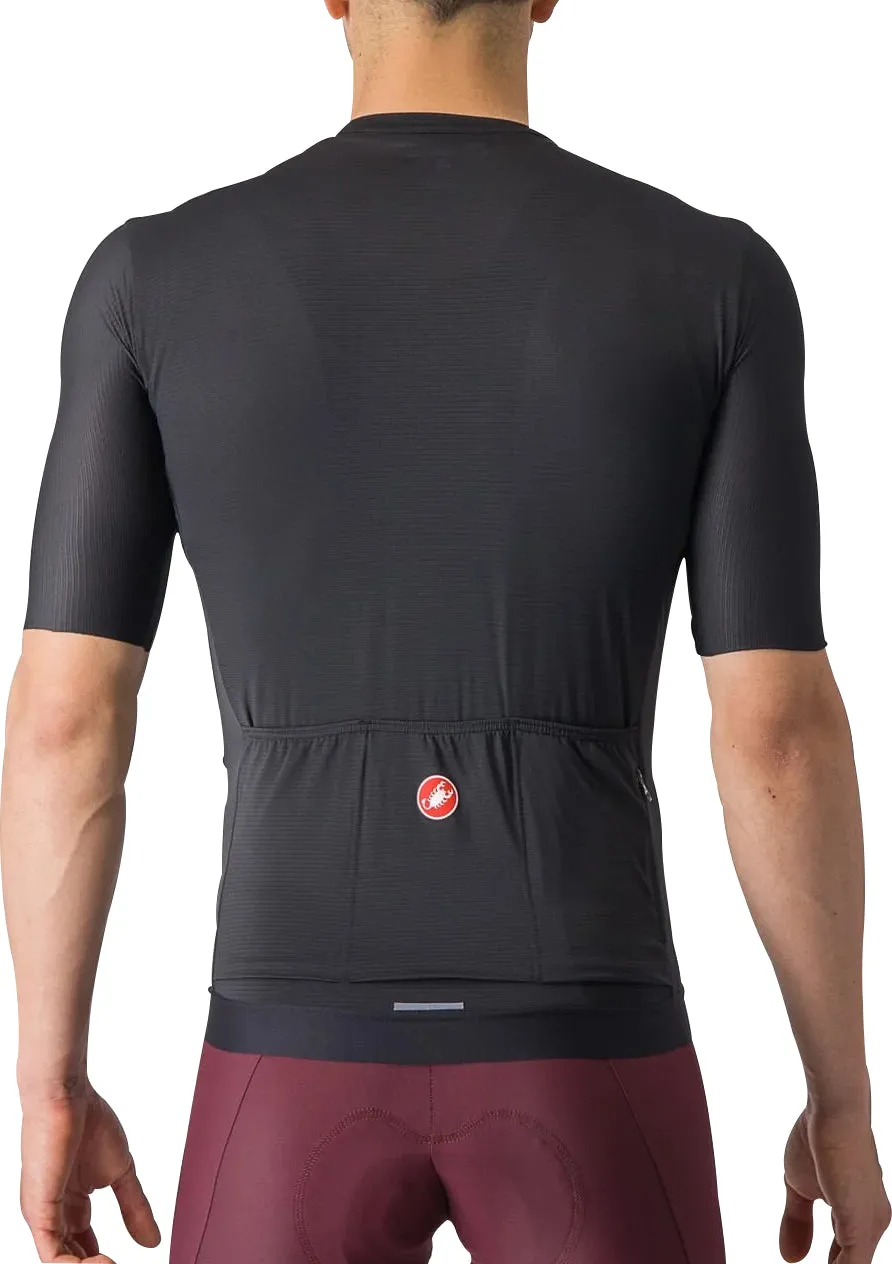 Castelli Espresso Short Sleeve Mens Cycling Jersey - Black