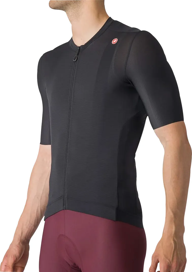 Castelli Espresso Short Sleeve Mens Cycling Jersey - Black