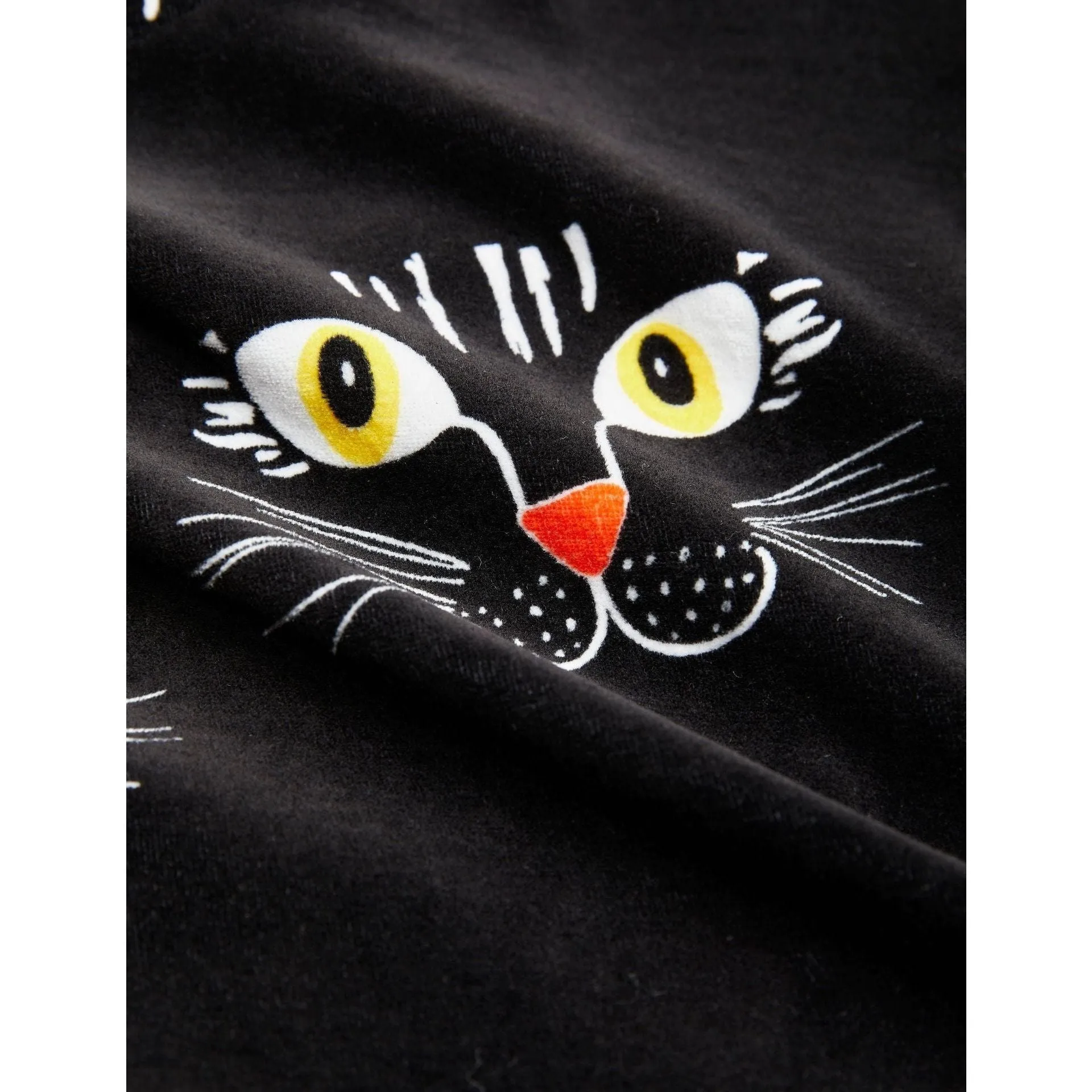 Cat Face Aop Velour Trousers