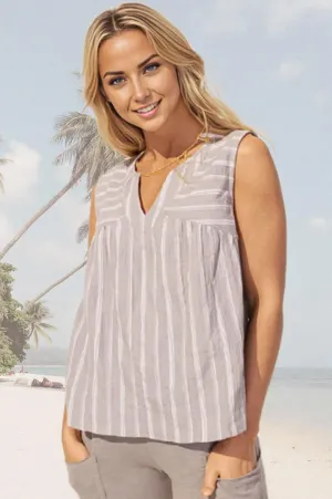 Catalina Stripe Topsail Tank Top - 32735