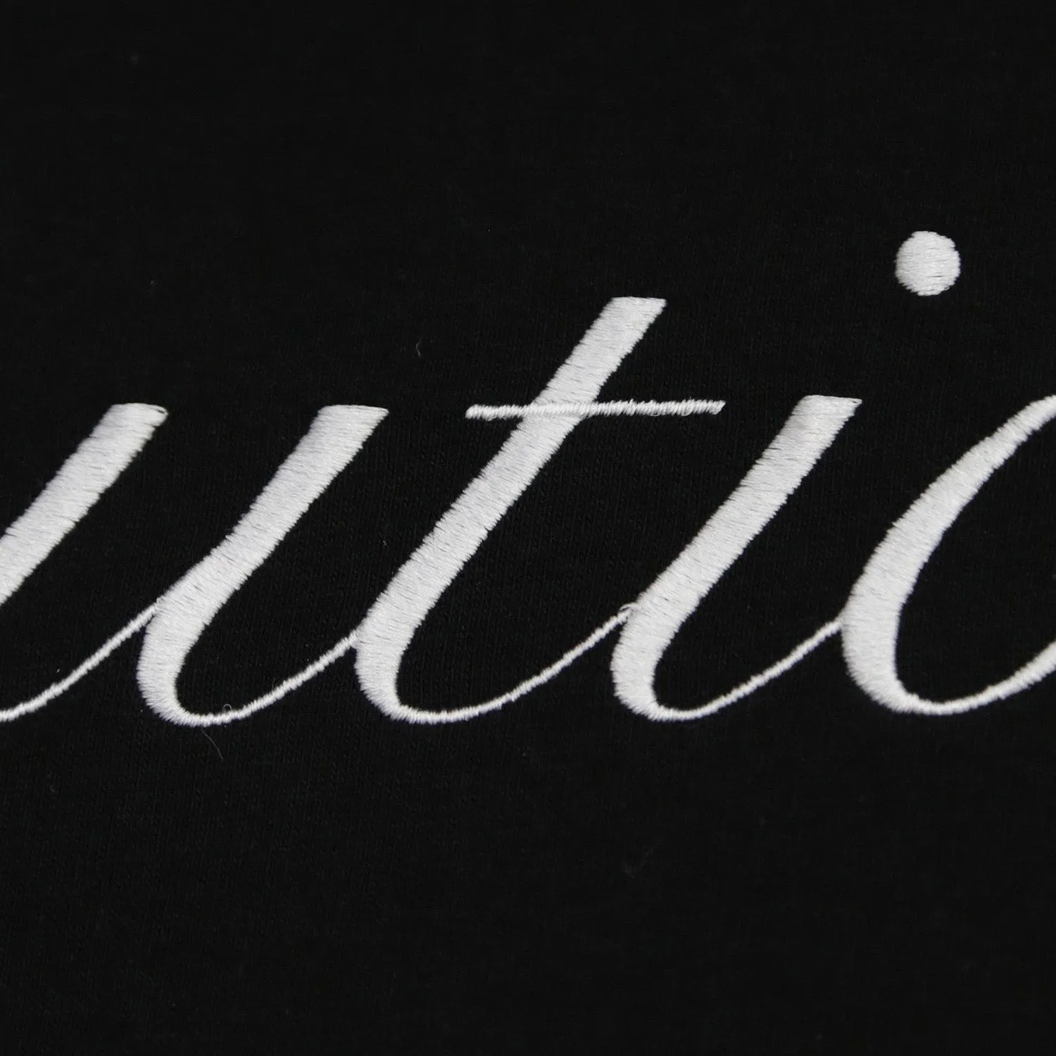 Caution Embroidery Tee FRC2318 Black