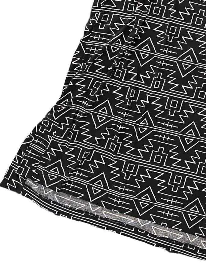 Chelsea - Black White Aztec Stripe