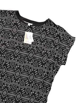 Chelsea - Black White Aztec Stripe