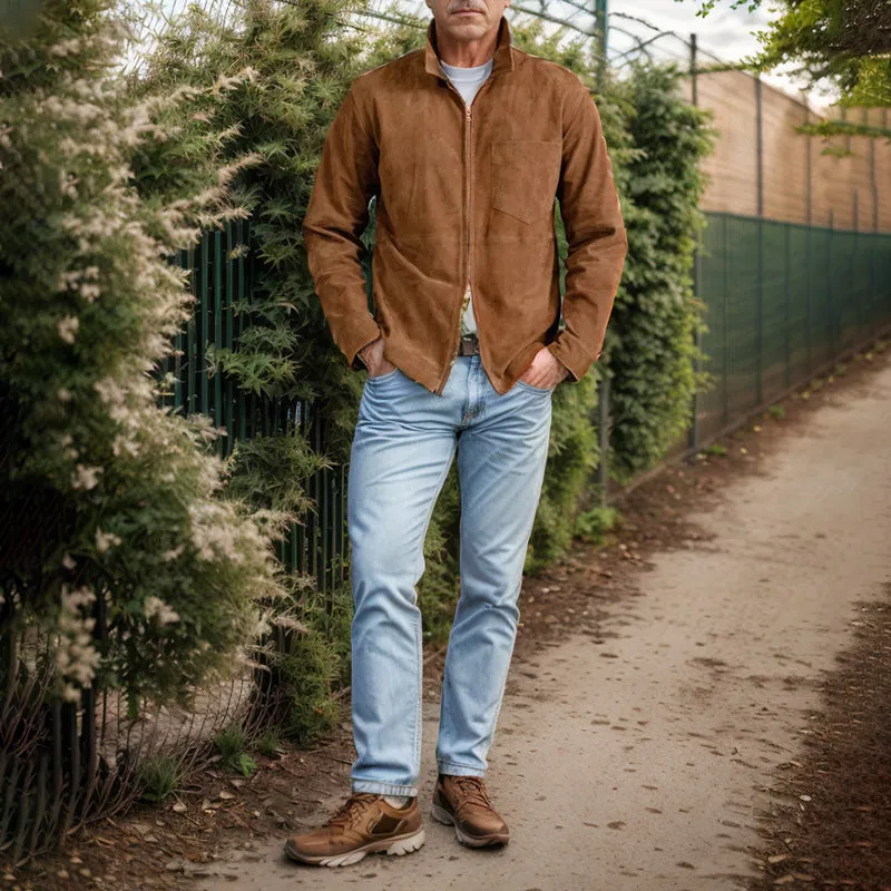 Chictango Suede Zip Up Jackets