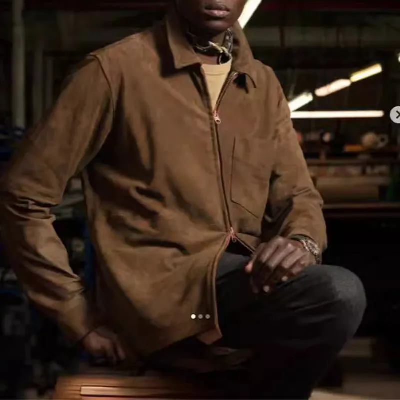 Chictango Suede Zip Up Jackets