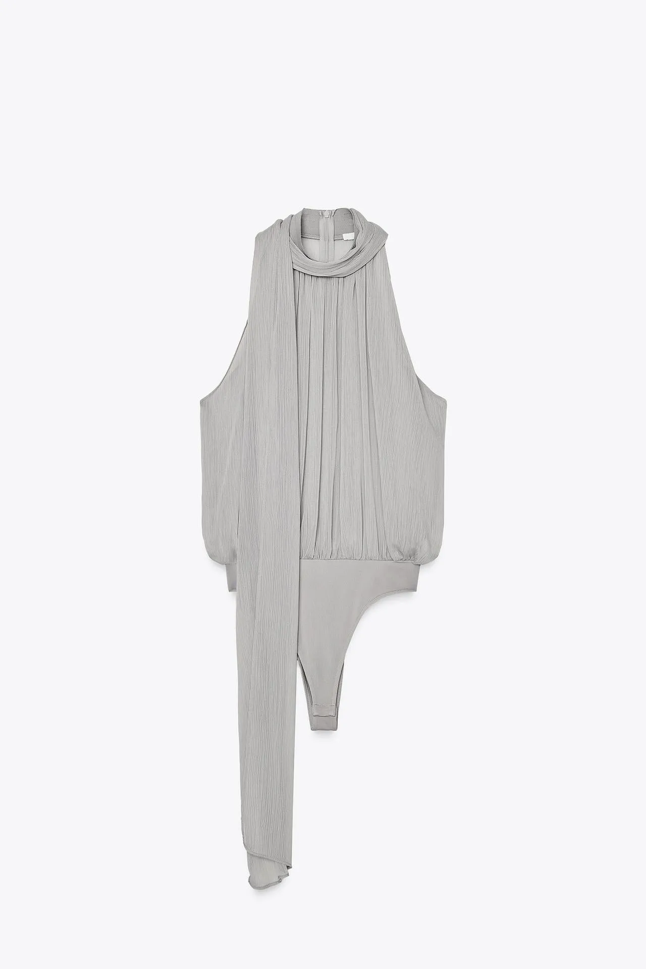 Chiffon Bodysuit with Tie