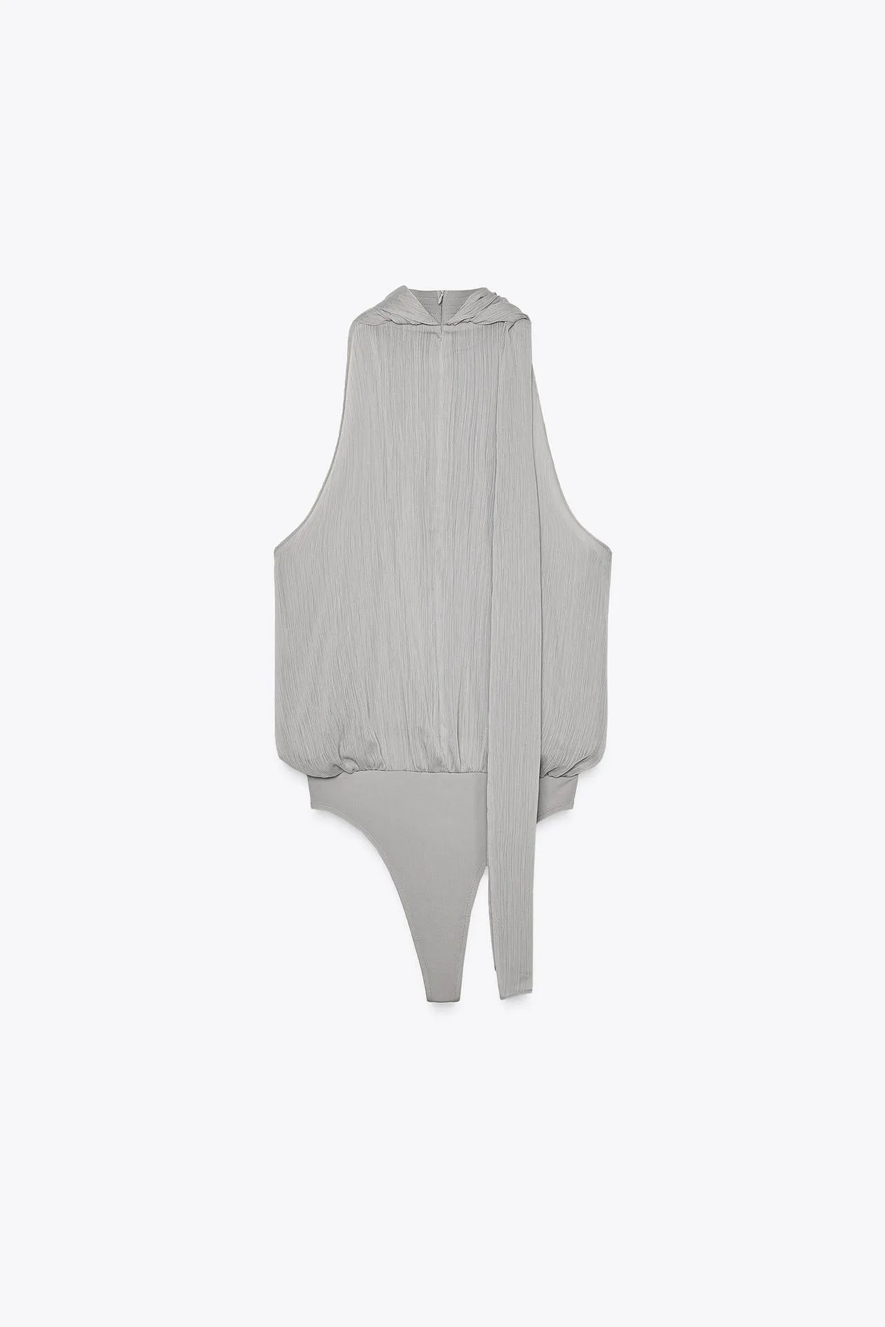 Chiffon Bodysuit with Tie