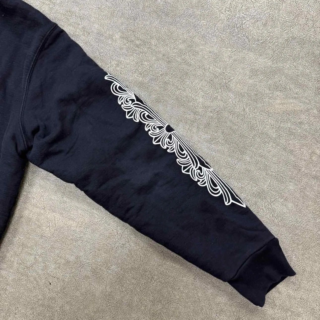 Chrome Hearts Zip Up "MALIBU" Black Used Size 2XL