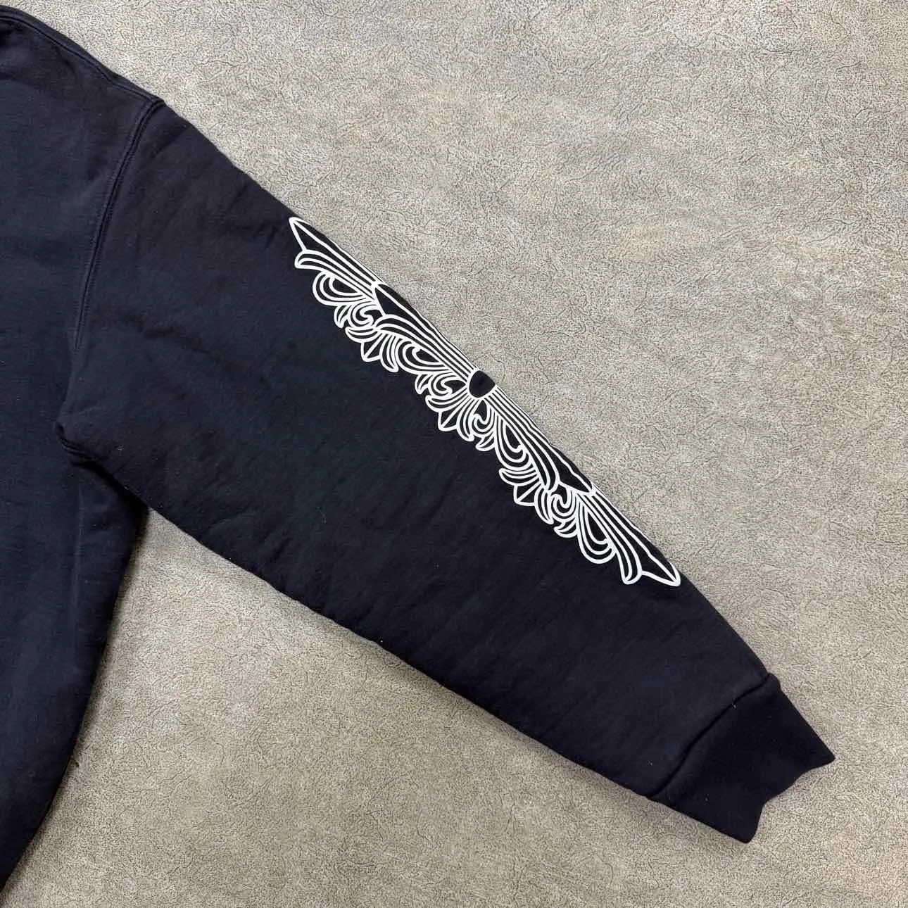 Chrome Hearts Zip Up "MALIBU" Black Used Size 2XL