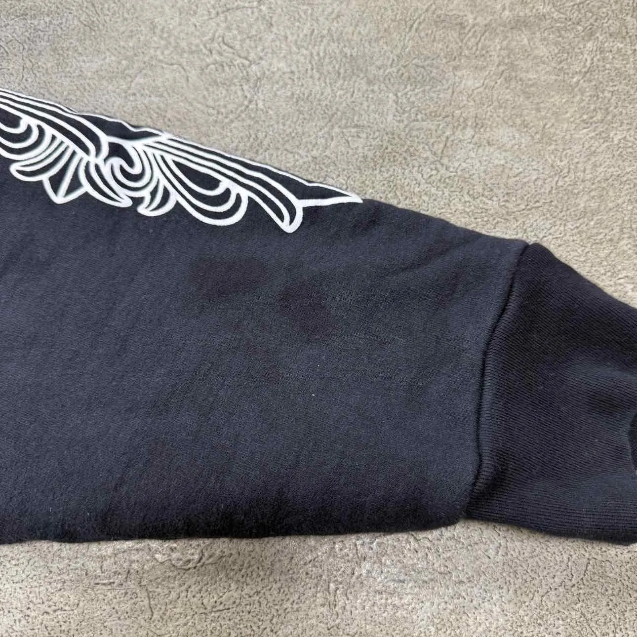 Chrome Hearts Zip Up "MALIBU" Black Used Size 2XL