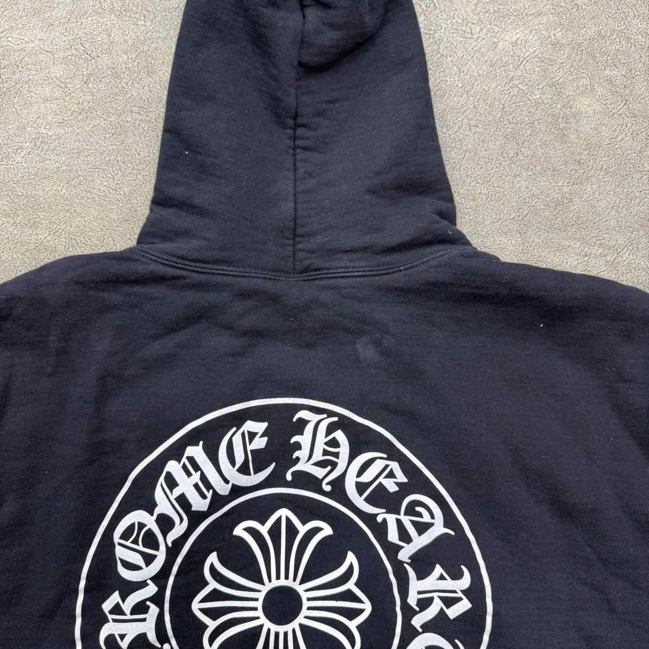 Chrome Hearts Zip Up "MALIBU" Black Used Size 2XL