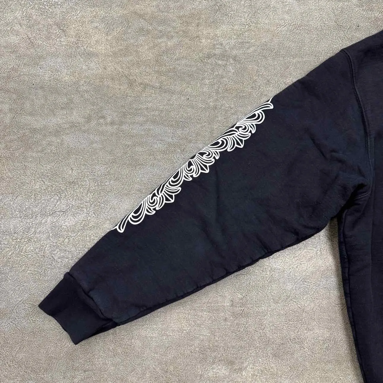 Chrome Hearts Zip Up "MALIBU" Black Used Size 2XL