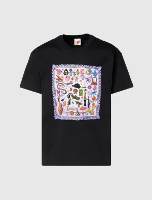 COLLAGE  KNIT T-SHIRT
