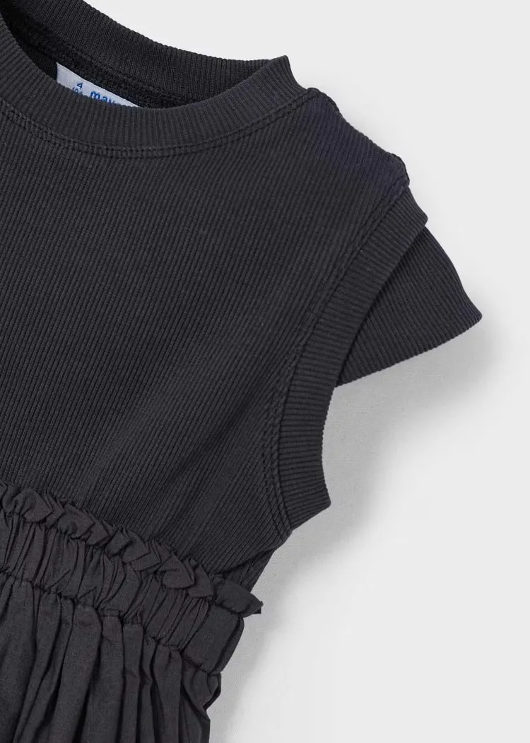 Combined Ribbed Dress