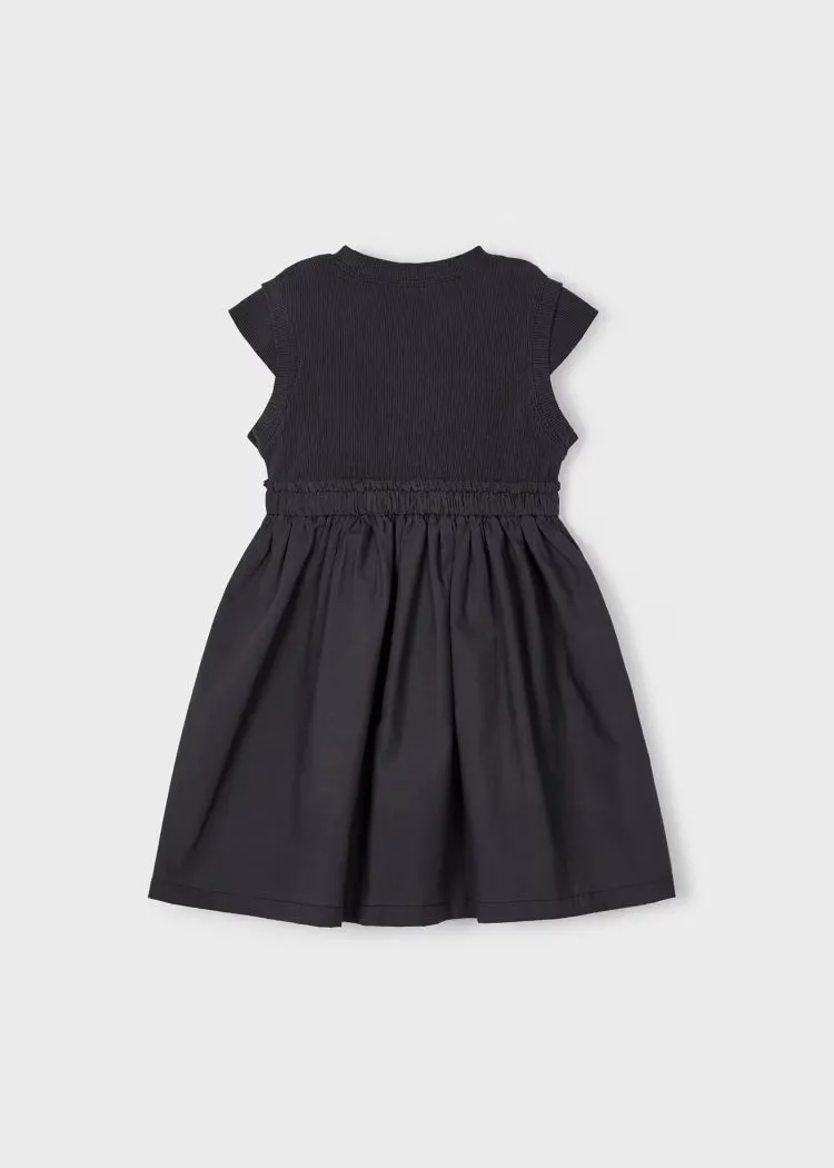 Combined Ribbed Dress
