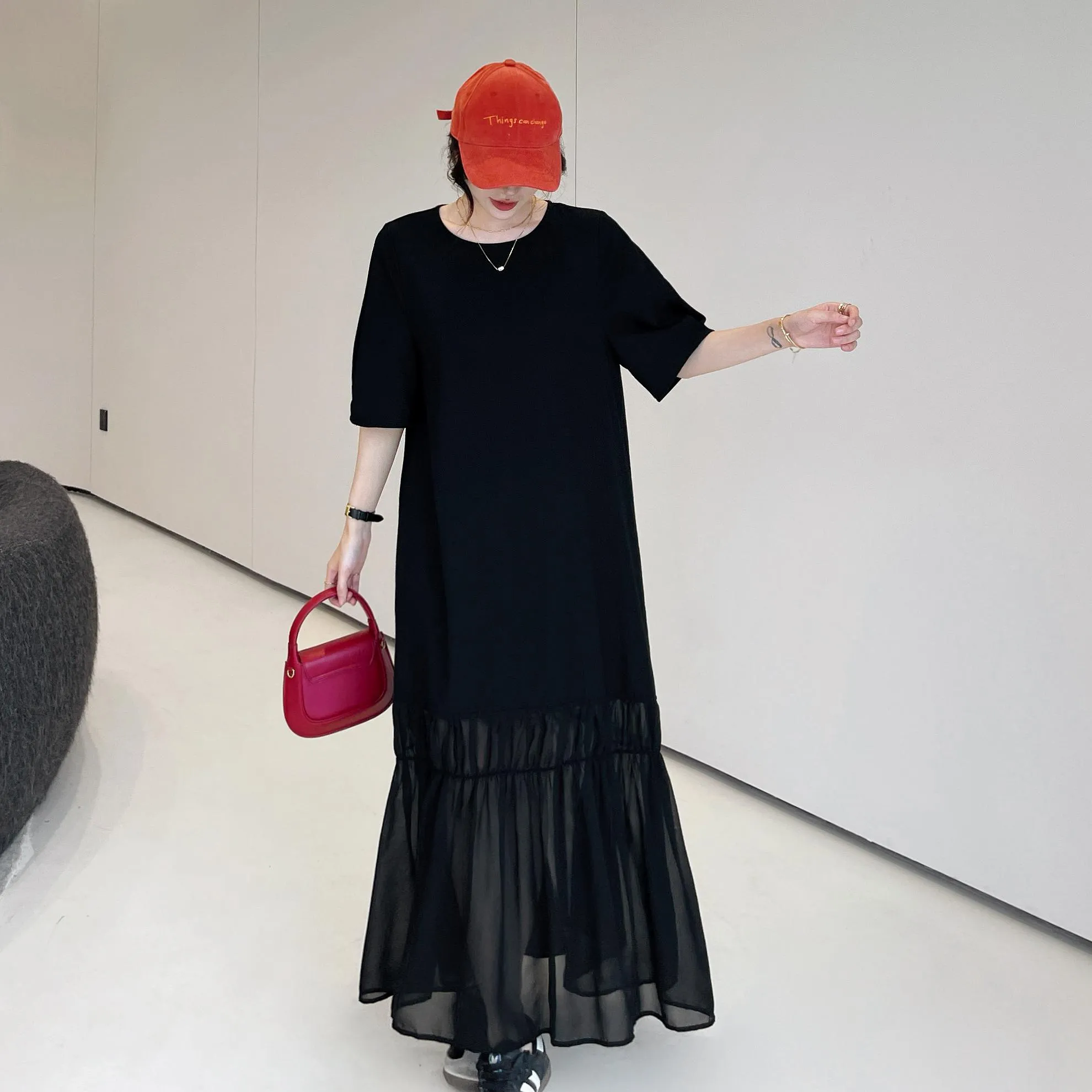Comfortable and Cool Cotton-Linen T-Shirt Dress Perfect for Summer
