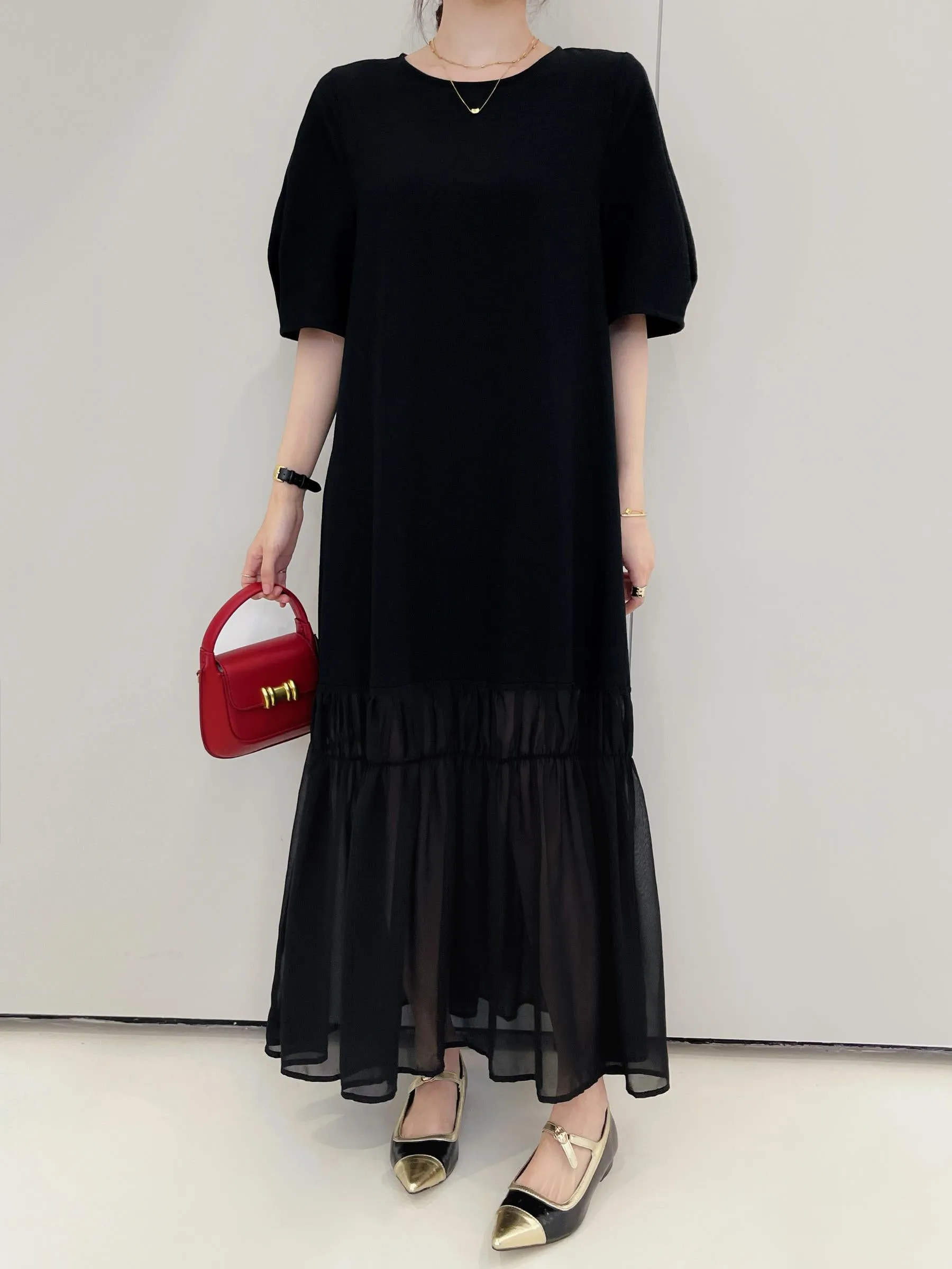 Comfortable and Cool Cotton-Linen T-Shirt Dress Perfect for Summer