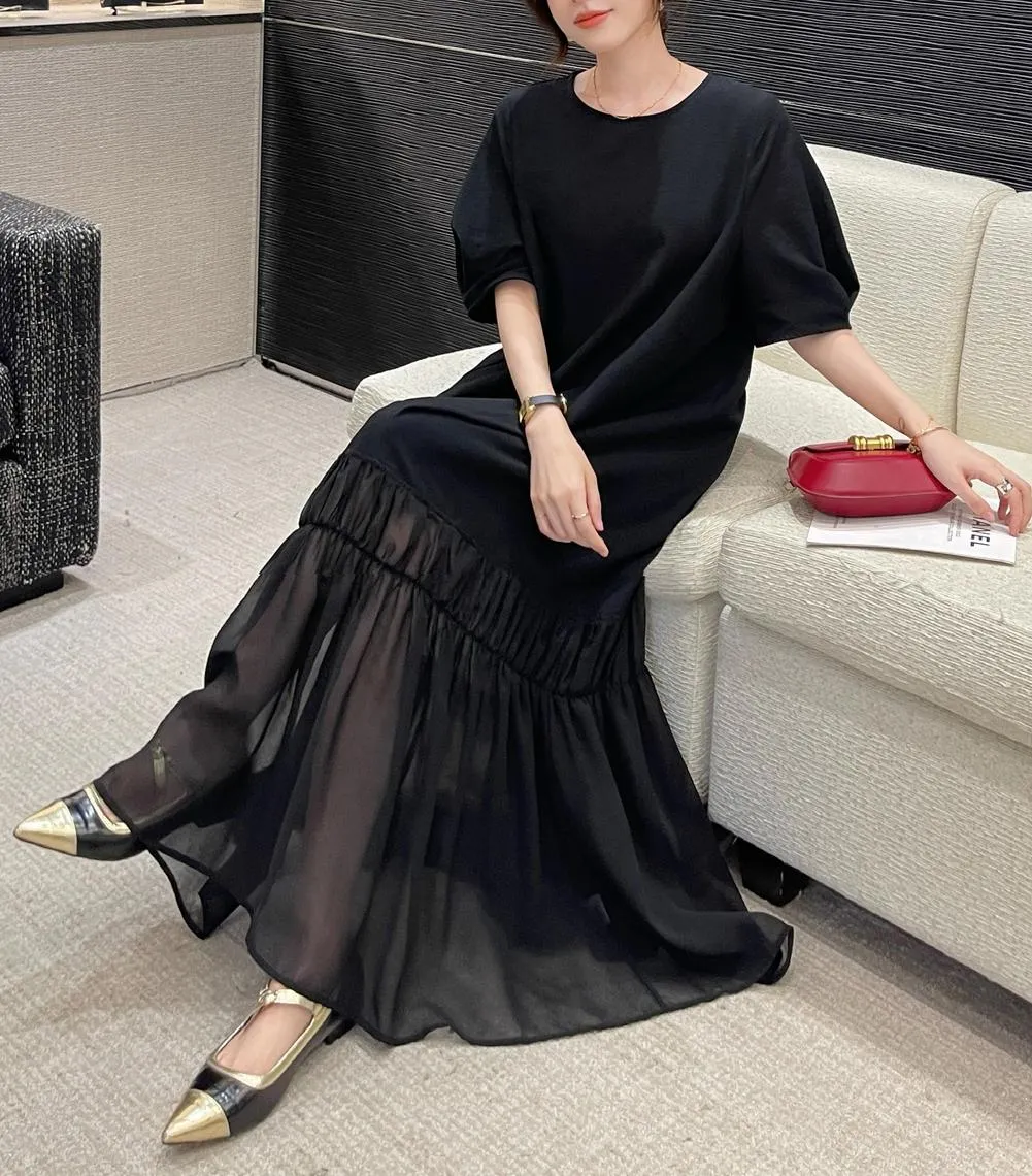 Comfortable and Cool Cotton-Linen T-Shirt Dress Perfect for Summer