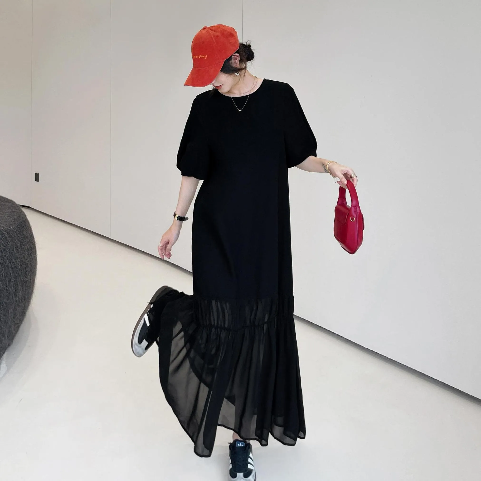Comfortable and Cool Cotton-Linen T-Shirt Dress Perfect for Summer
