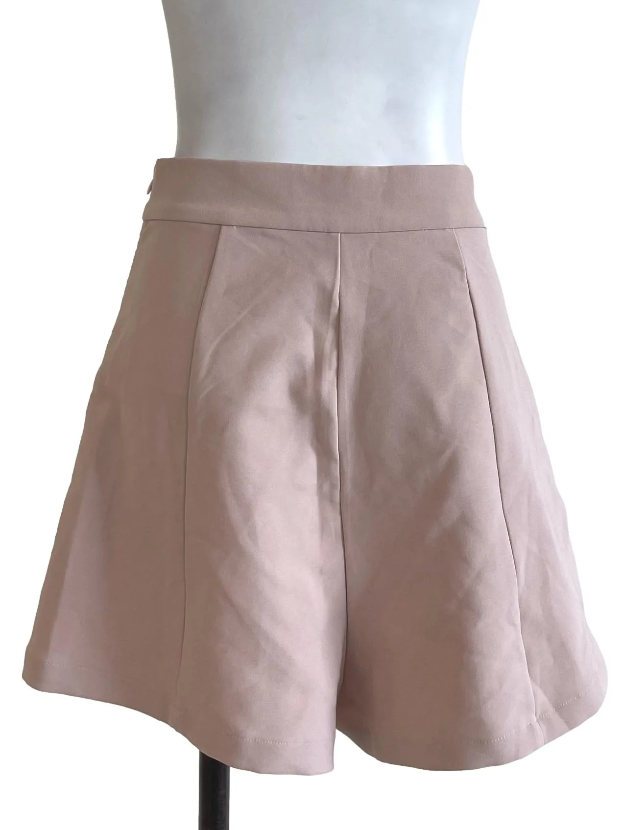 Cream High Waisted Shorts