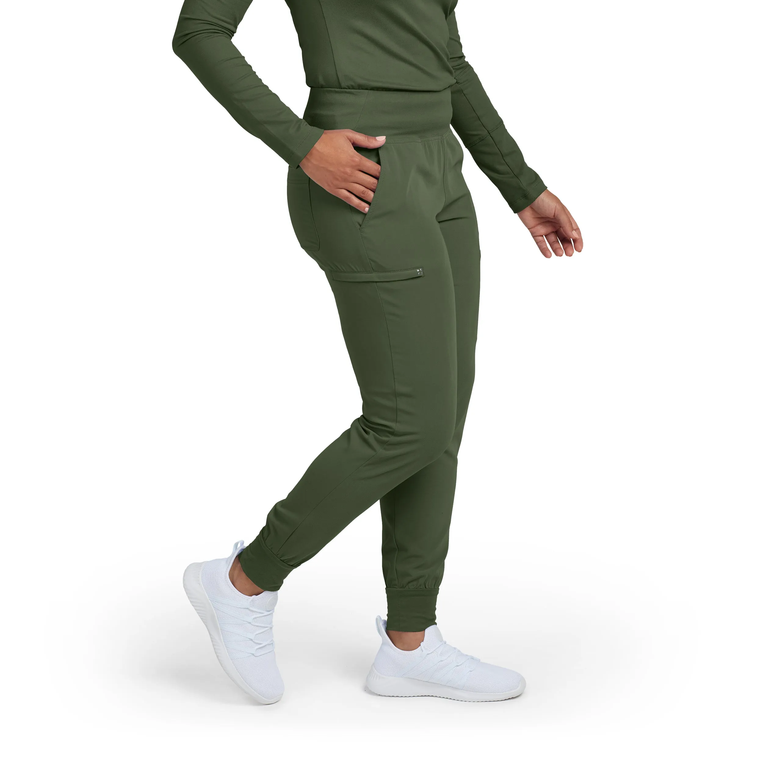 CRFT WB430 Women's Jogger Scrub Pants Olive