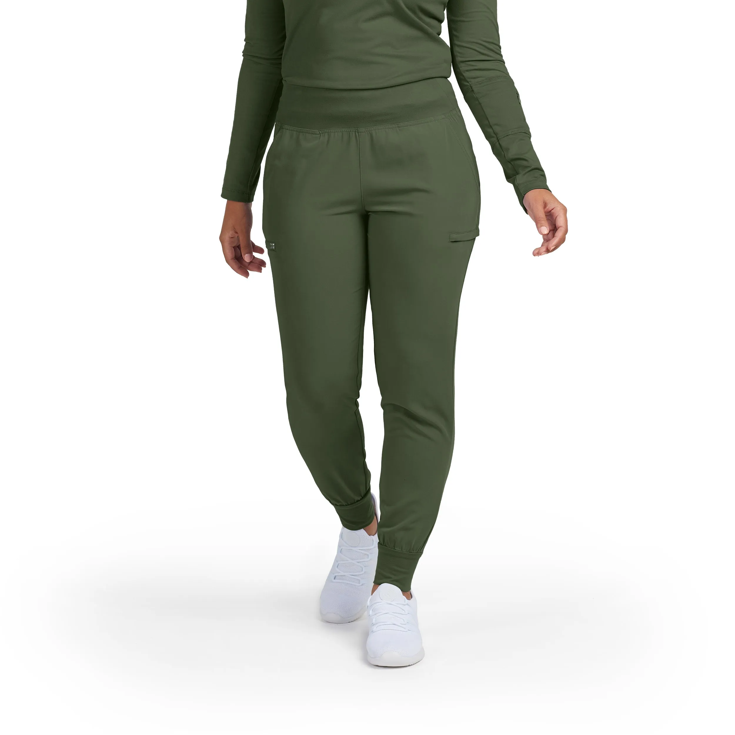 CRFT WB430 Women's Jogger Scrub Pants Olive
