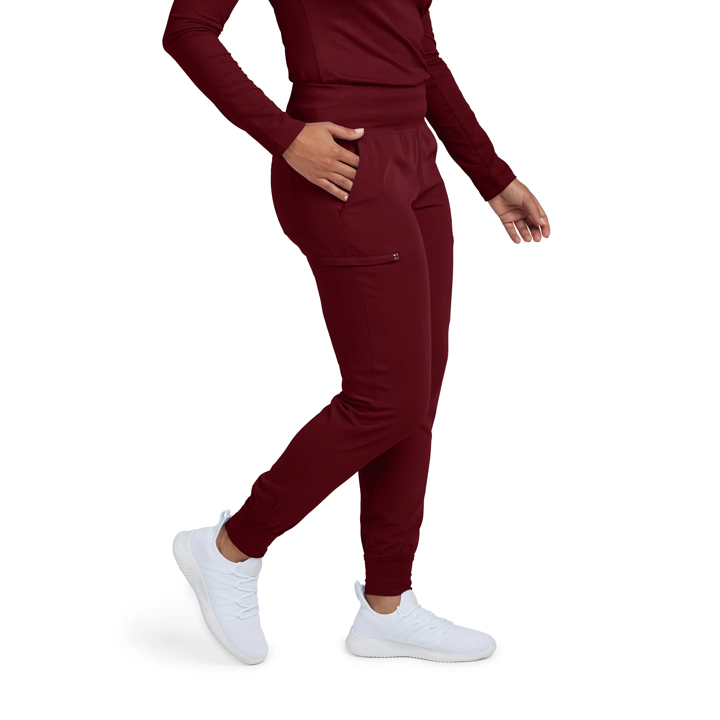 CRFT WB430 Women's Jogger Scrub Pants Wine