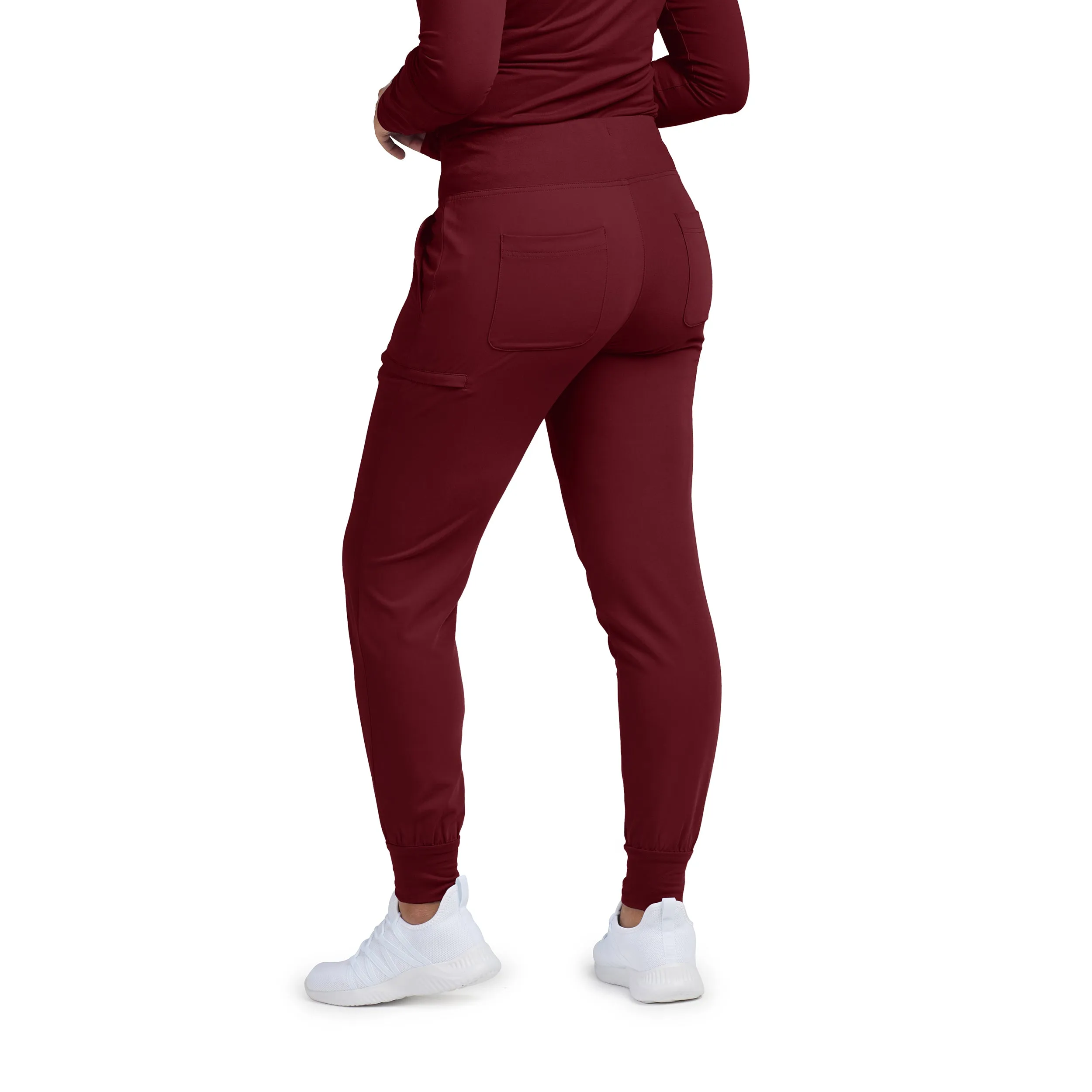 CRFT WB430 Women's Jogger Scrub Pants Wine