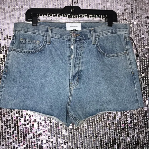 Current Elliott High Rise Denim Shorts