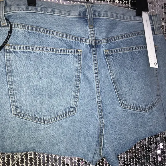 Current Elliott High Rise Denim Shorts