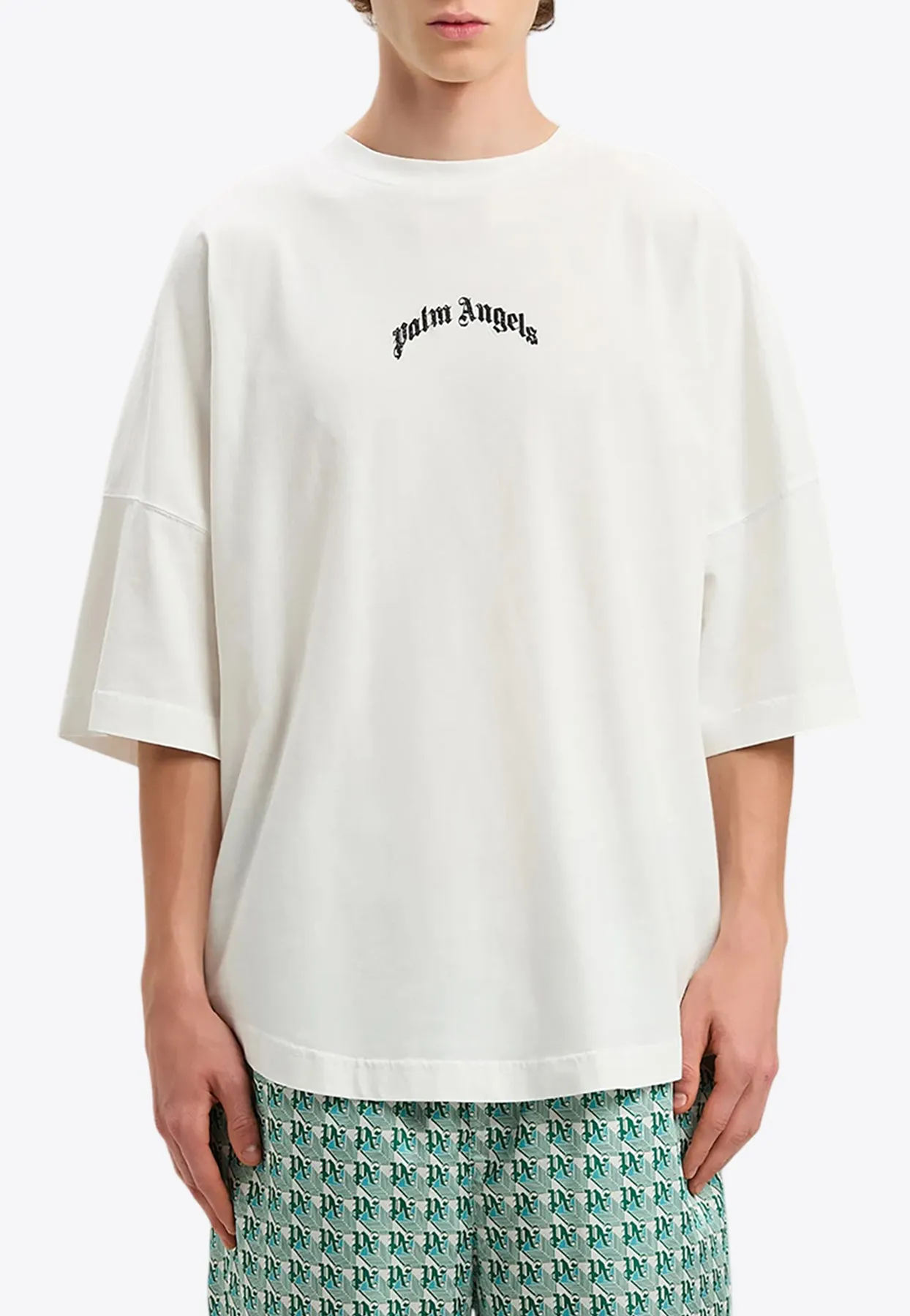 Curved Logo Oversized T-shirt