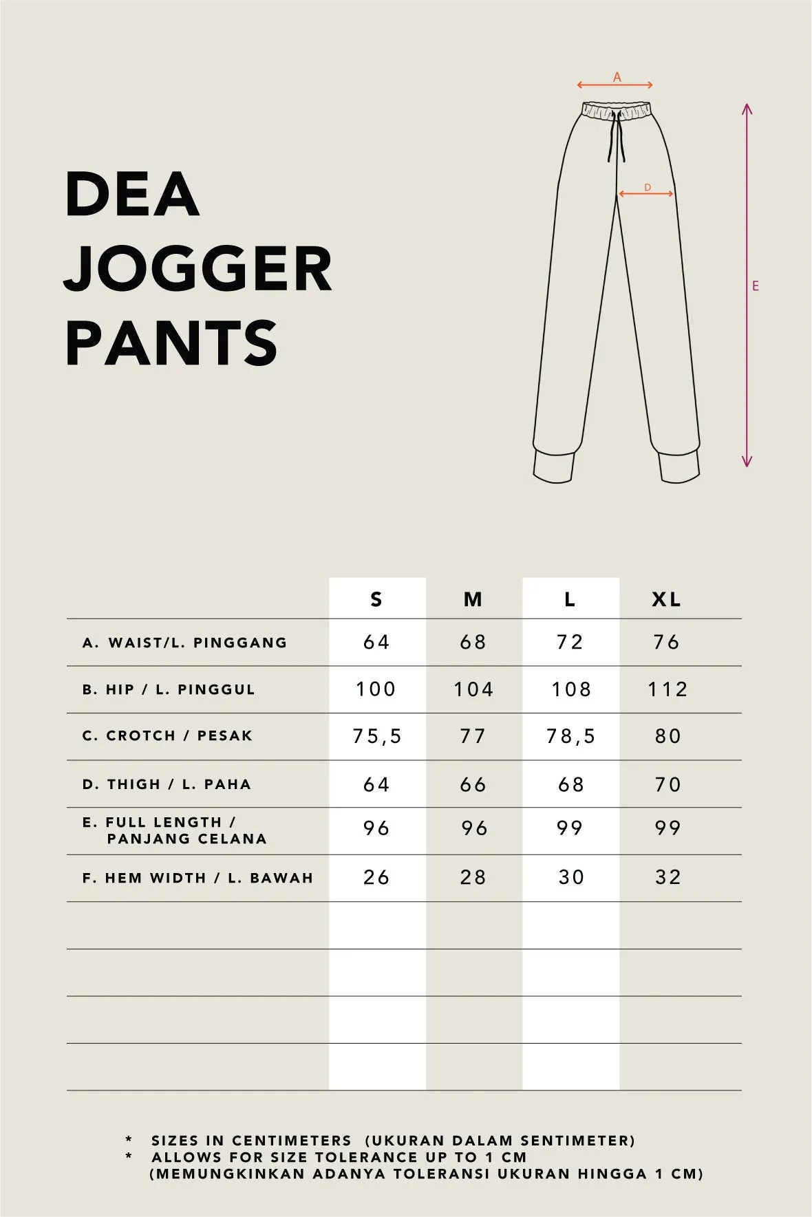 DEA JOGGER ACTIVE PANTS BLACK