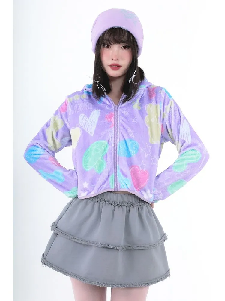 Detachable Gray Long Short Sweatshirt Dresses【s0000005717】