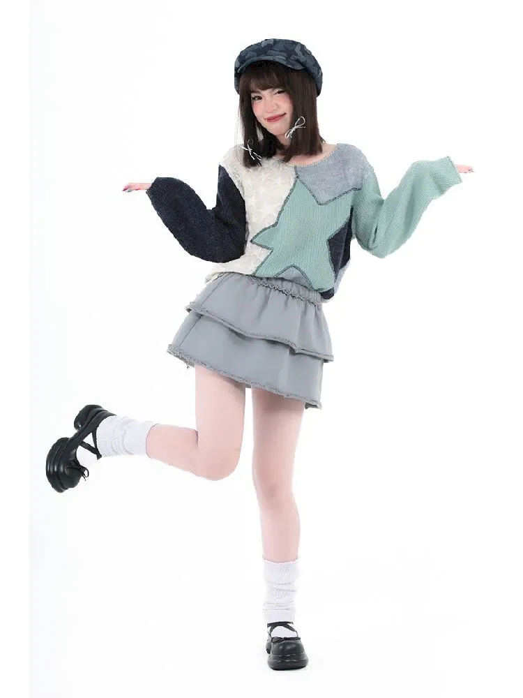 Detachable Gray Long Short Sweatshirt Dresses【s0000005717】