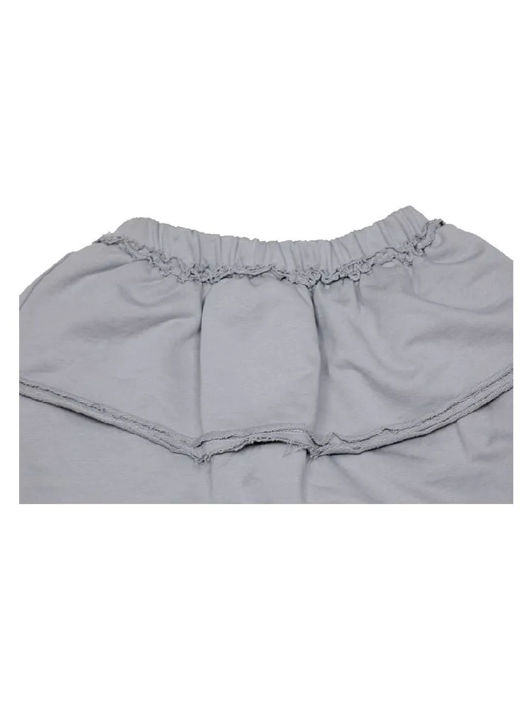 Detachable Gray Long Short Sweatshirt Dresses【s0000005717】