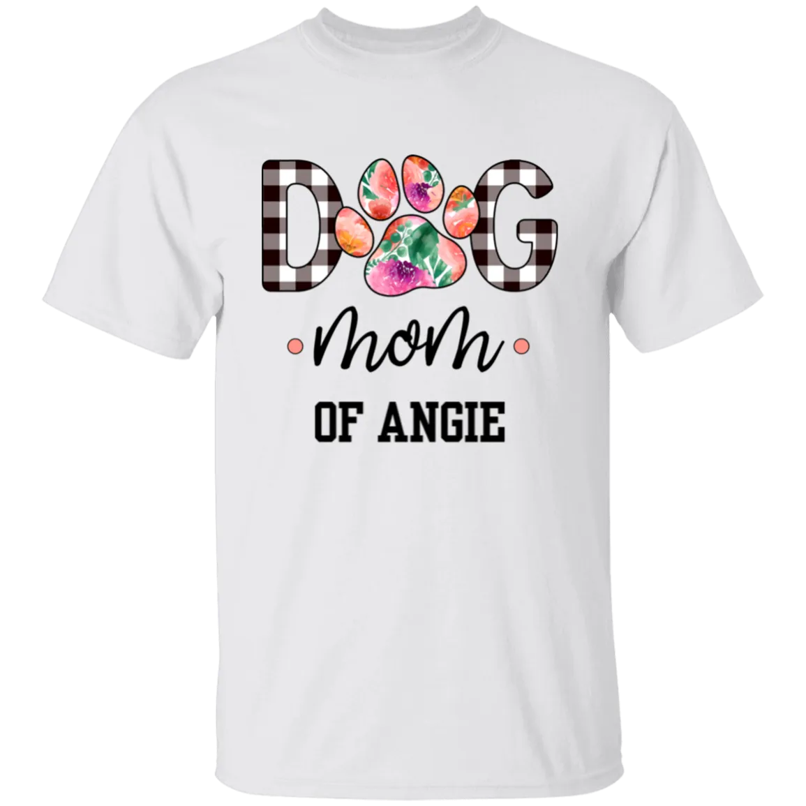 Dog Mom Personalized T-Shirt