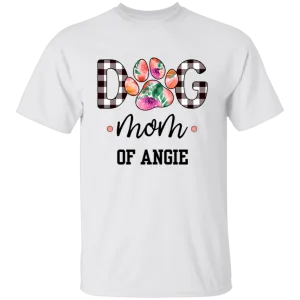 Dog Mom Personalized T-Shirt