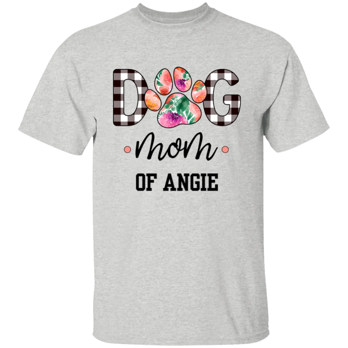 Dog Mom Personalized T-Shirt